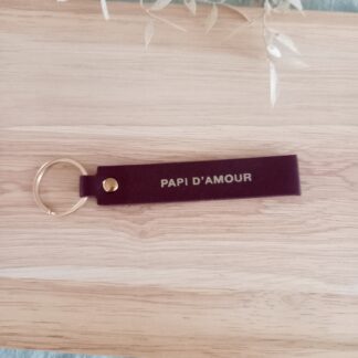 Porte-clé Papi d'amour