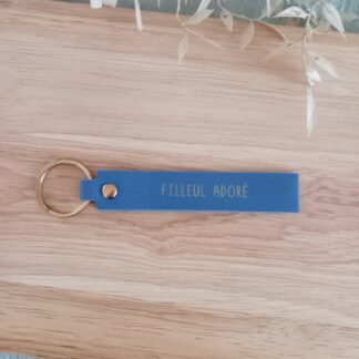 Porte-clé Filleul adoré