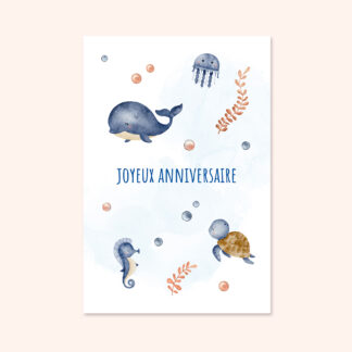 JOYEUX ANNIVERSAIRE SOUS L'OCÉAN