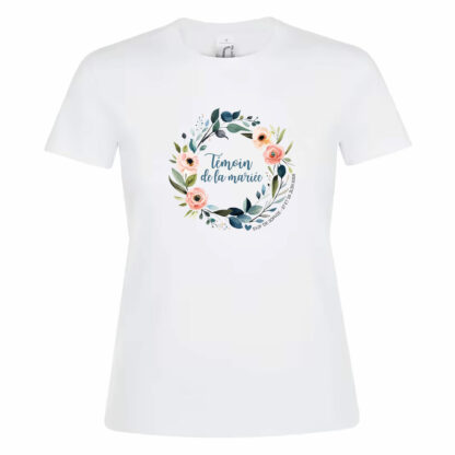 TSHIRT EVJF COURONNE DE FLEURS – Image 6