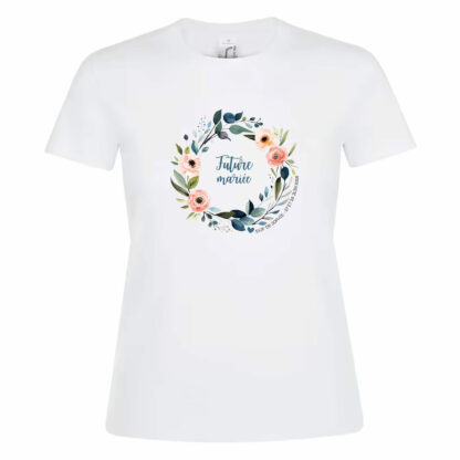 TSHIRT EVJF COURONNE DE FLEURS – Image 4