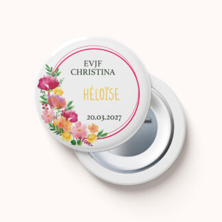 BADGE EVJF SUMMER FLOWER