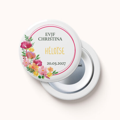 BADGE EVJF SUMMER FLOWER