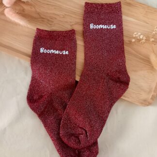 chaussettes pailletées personnalisées chaussette personnalisable